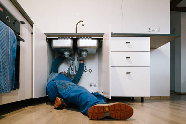 Professional Drain Cleaning technician working in Simonton, TX